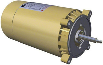 1-1/2 HP Pump Motor 56J C-Face - 2-Speed 1-Phase 230 Volts 60 Hz - Max-Rated - Almond