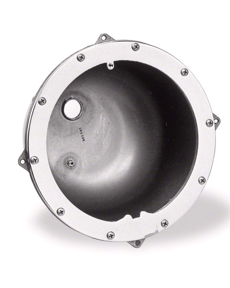 Large Concrete Light Niche - 3/4 Inch Top Hub - Stainless Steel