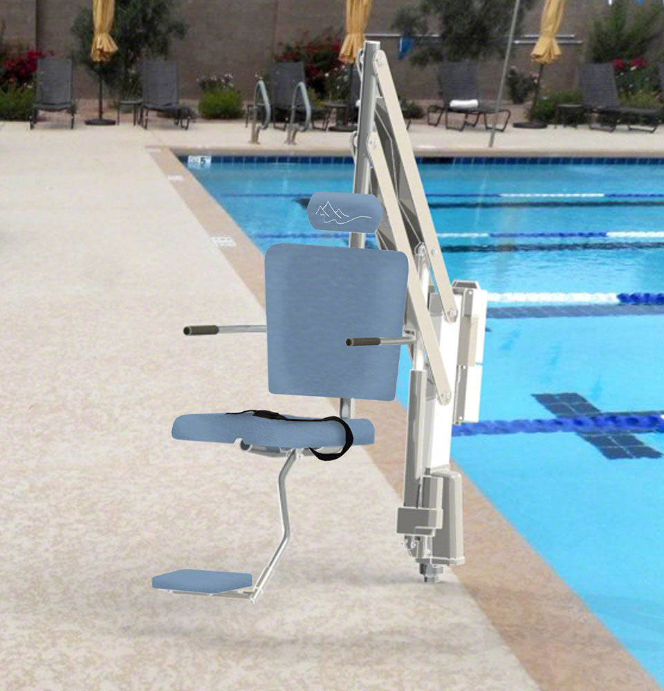 Horizon BP350 Long Reach Deluxe Pool Lift - 350 Pound Capacity - No Anchor