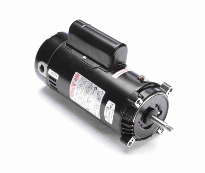 2-1/2 HP Pump Motor 56J Frame Threaded Shaft - 1-Speed 208-230 Volts - Up-Rated
