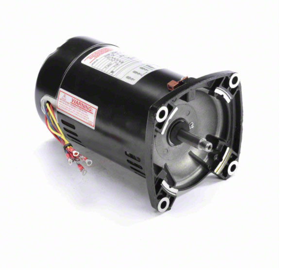 1/3 HP Pump Motor 48Y Square Flange - 1-Speed 3-Phase 208-230/460 Volts