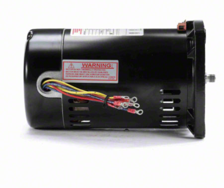 1/3 HP Pump Motor 48Y Square Flange - 1-Speed 3-Phase 208-230/460 Volts