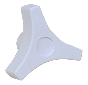 Splash and Slam Hand Knob - 3/8 Inch White