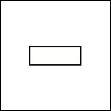 Dash (-) Symbol Vinyl Depth Marker Stencil 6 Inch x 6 Inch with 4 Inch Lettering