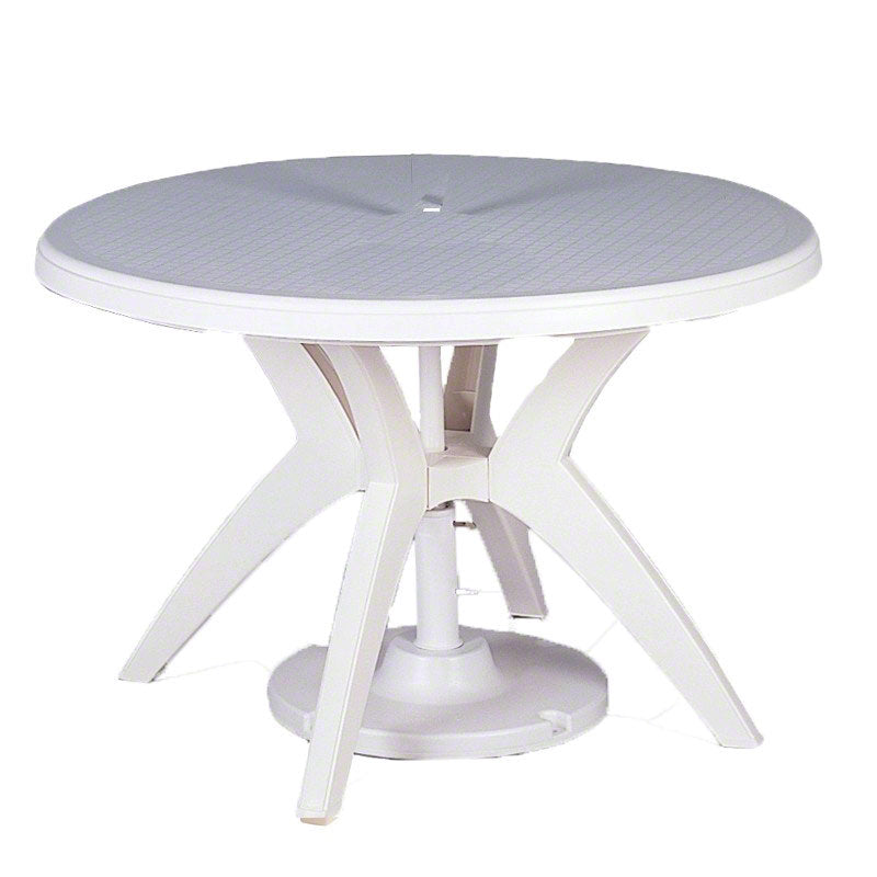Ibiza Round Dining Table - White (Must Order in Multiples of 4)