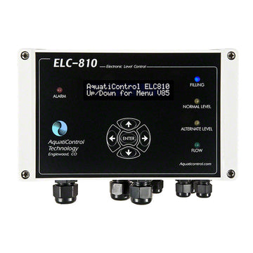 ELC-810 Tri-Sensing Water Level Controller Sight Glass - 50 Foot Cord