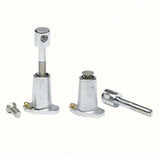 Stainless Steel Flush Anchors 1 x 2.5 Inches - Pair for Varsity Cantilever Platforms