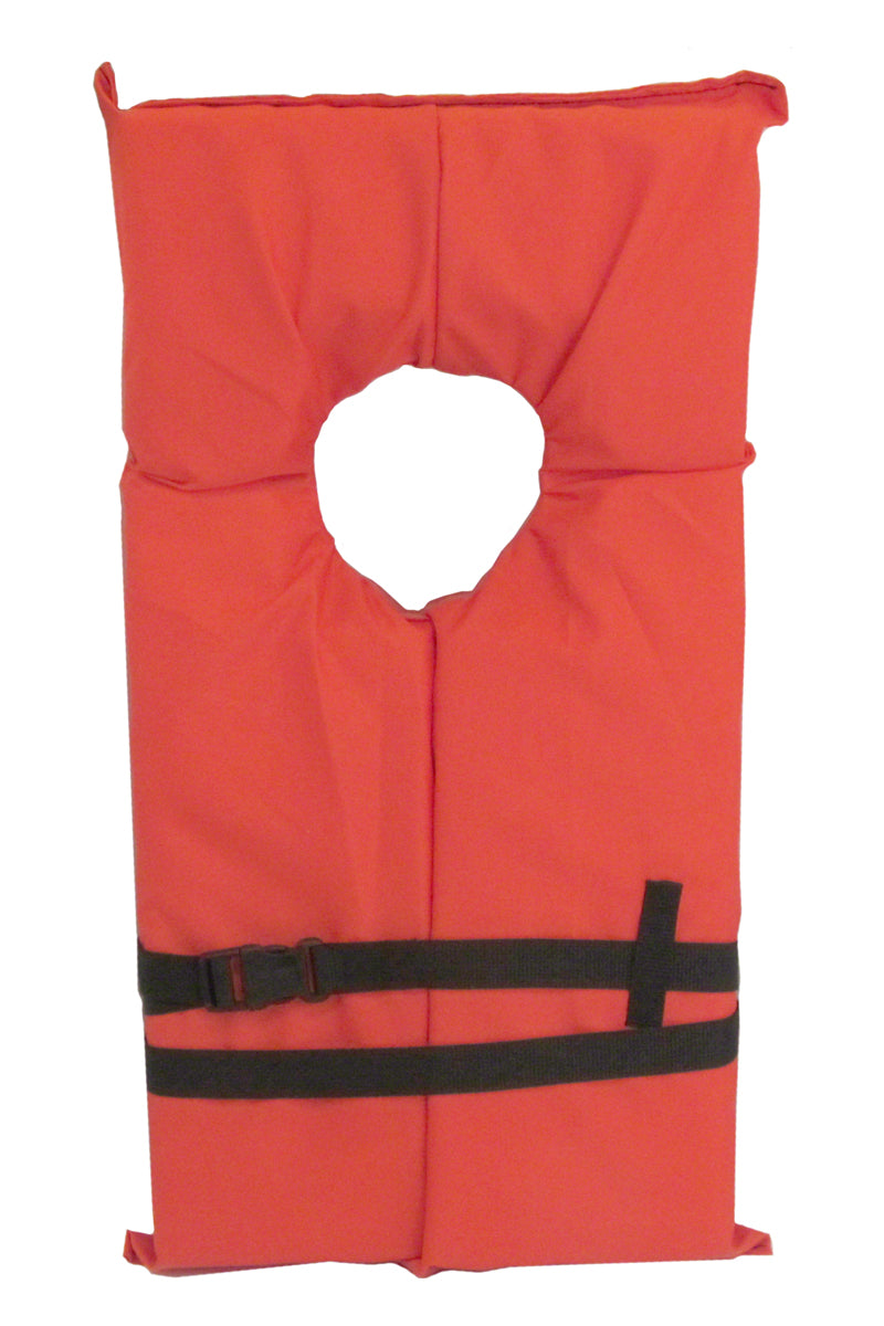Type II Adult Life Jacket XLarge - 40-60 Inch Chest