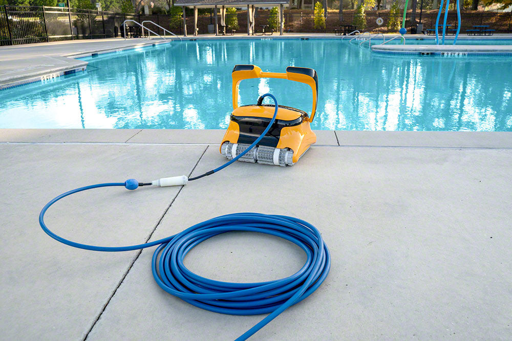Wave 60 Commercial Pool Cleaner - 60 Foot Swivel Cable and Caddy