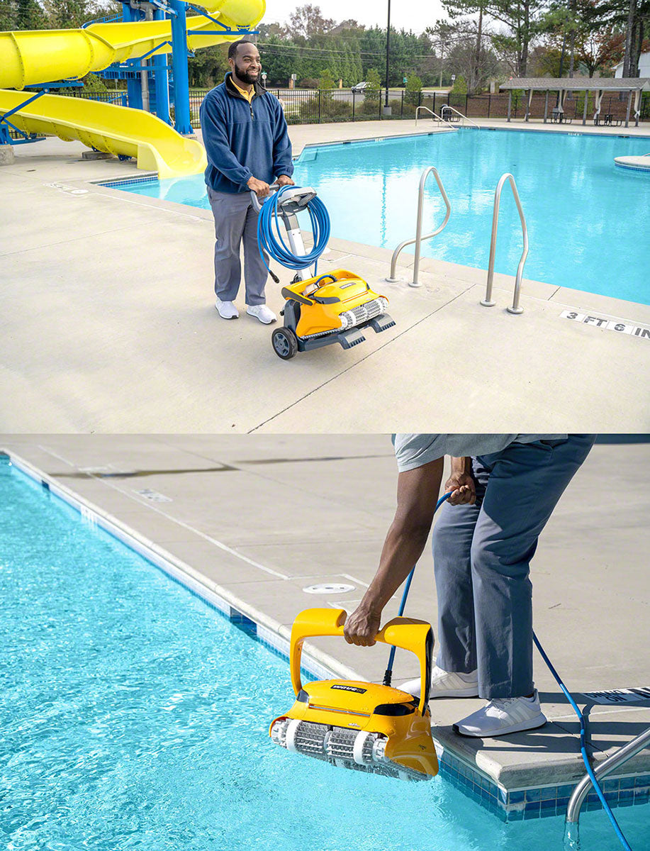 Wave 60 Commercial Pool Cleaner - 60 Foot Swivel Cable and Caddy