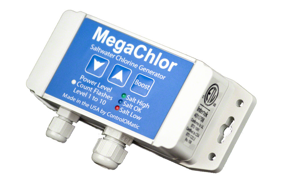 MegaChlor In-Line Semi-Automatic Chlorine Generator With Chlorine Detection - 110/220 VAC