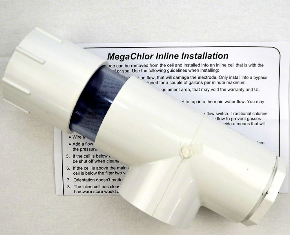 MegaChlor In-Line Semi-Automatic Chlorine Generator With Chlorine Detection - 110/220 VAC