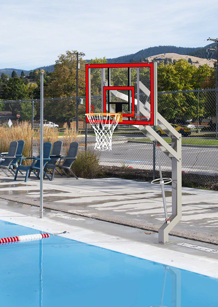 133058 Slamma Adjustable Pool Basketball Game Spectrum