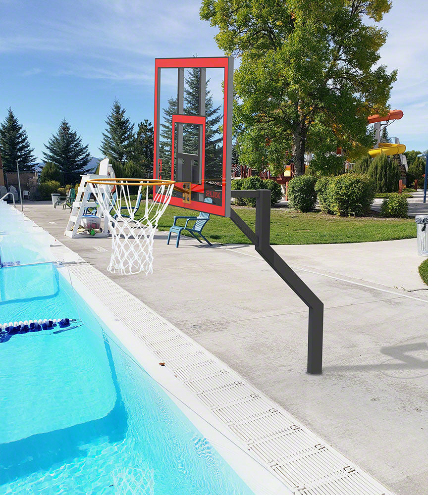 Jamma Jr. Extended Reach Pool Basketball Game - 304L Powder Coated
