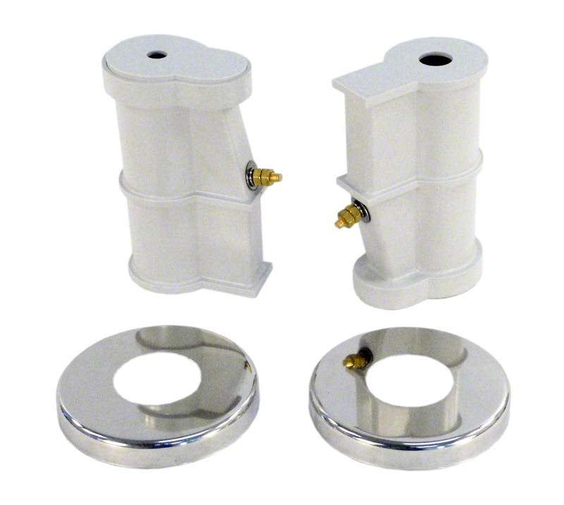 Plastic Universal Anchor Set (Two) With Escutcheons 1.90 O.D. x 6 Inch