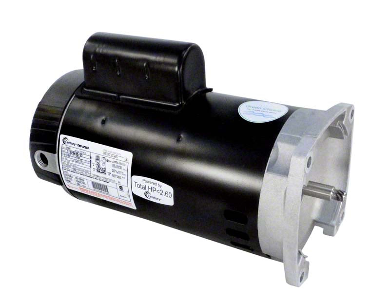 2 HP Pump Motor 56Y Frame - 2-Speed 1-Phase 230 Volts - Full-Rated