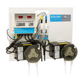 Digital pH/Dual ORP Salt Generator 555XXP Pool Controller With Two 38 GPD Pro 300 Chemical Pumps