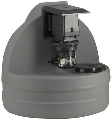 7.5 Gallon Gray Chemical Tank With 45M1 Adjustable Pump - 25 PSI 3 GPD 120 Volt - 1/4 Inch Standard Tubing