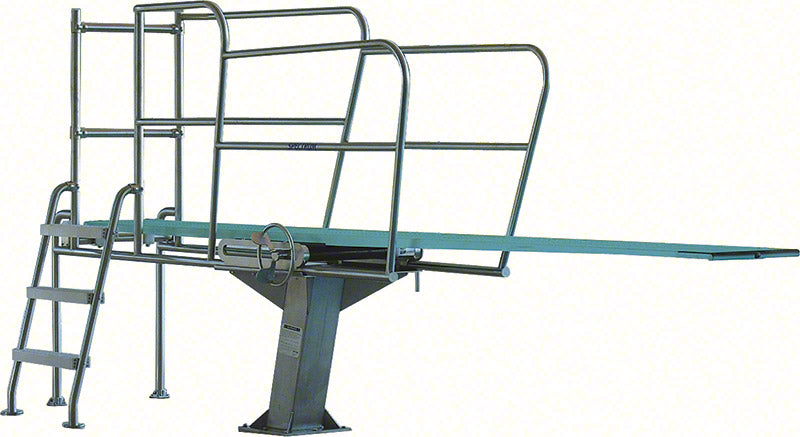 Cheyenne 1 Meter Diving Stand With Rear Access Steps - No Anchor