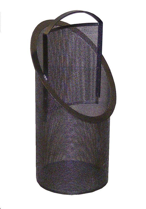 Guardian 5-8 Inch Epoxy Coated Stainless Strainer Basket with 1/2 Inch Perforation