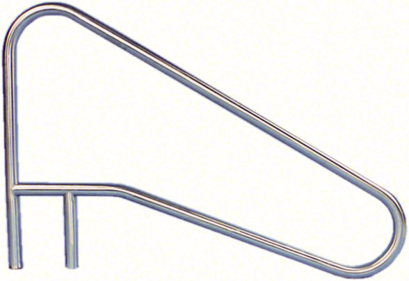 Varden 48 Inch Long Reach Pool Stair Rail - 1.90 x .109 Inches