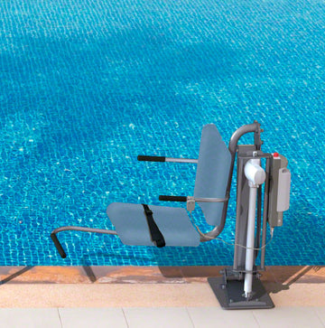 Aqua Buddy 350 Pool Lift Reversed With Anchors - 350 Pound Capacity