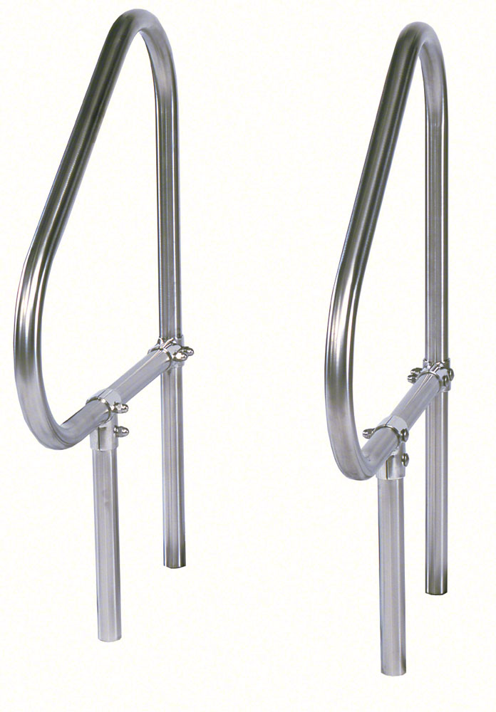 Pool Grab Rails Competition Pool Rails 35099-19-145 - Pike Adjustable 26 Inch Pool Grab Rails - Pair - Spectrum