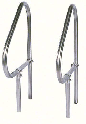 Pike Adjustable 26 Inch Pool Grab Rails - 1.90 x .109 Inches - Pair