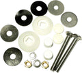 Residential Diving Board Mounting Kit 1/2 x 4-1/2 Inch Bolts - Stainless Steel - White