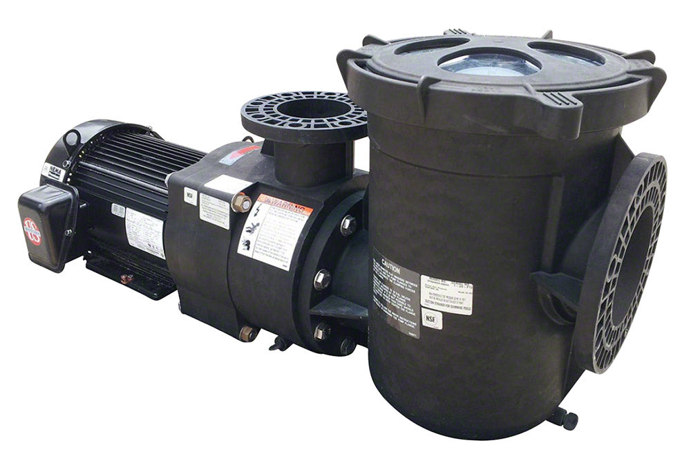 Poolweb Pentair EQ Series EQKT-500 Commercial 5 HP Pool Pump TEFC With Strainer ...