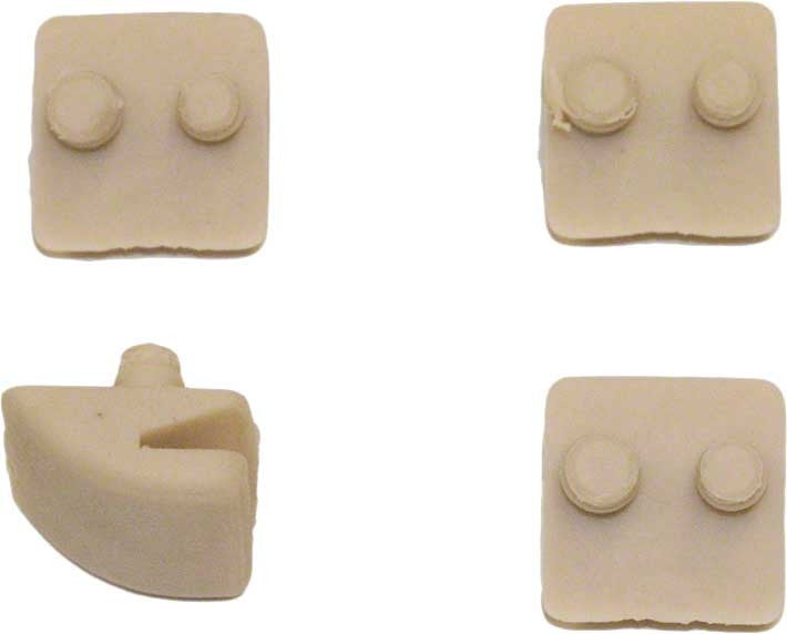 Navigator/Aquabug Slotted Santoprene Shoe Kit - Pack of 4