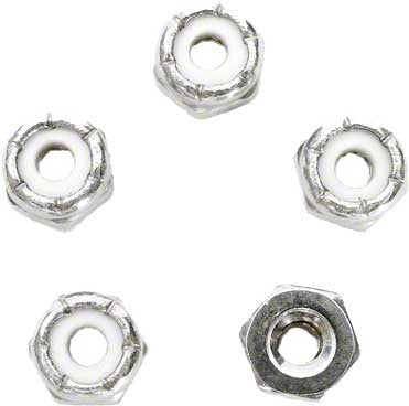 Jet Vac Front Wheel Bottom Plate Nylon Nuts - Pack of 5
