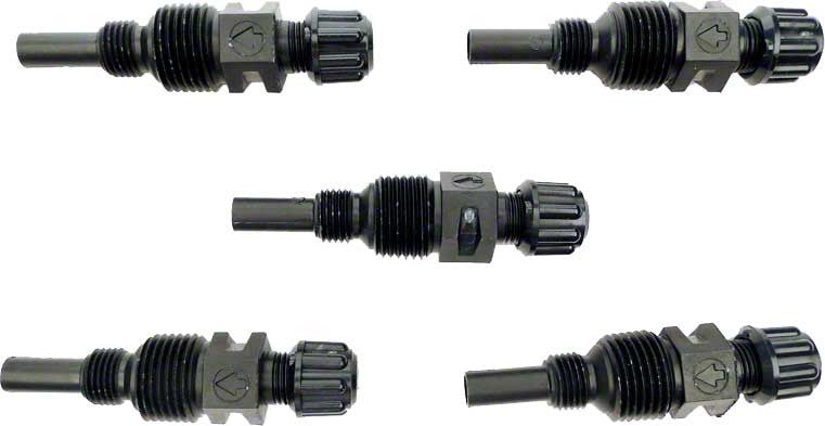 Injection Fitting With Nut and Ferrule - 1/4 Inch - Package of 5