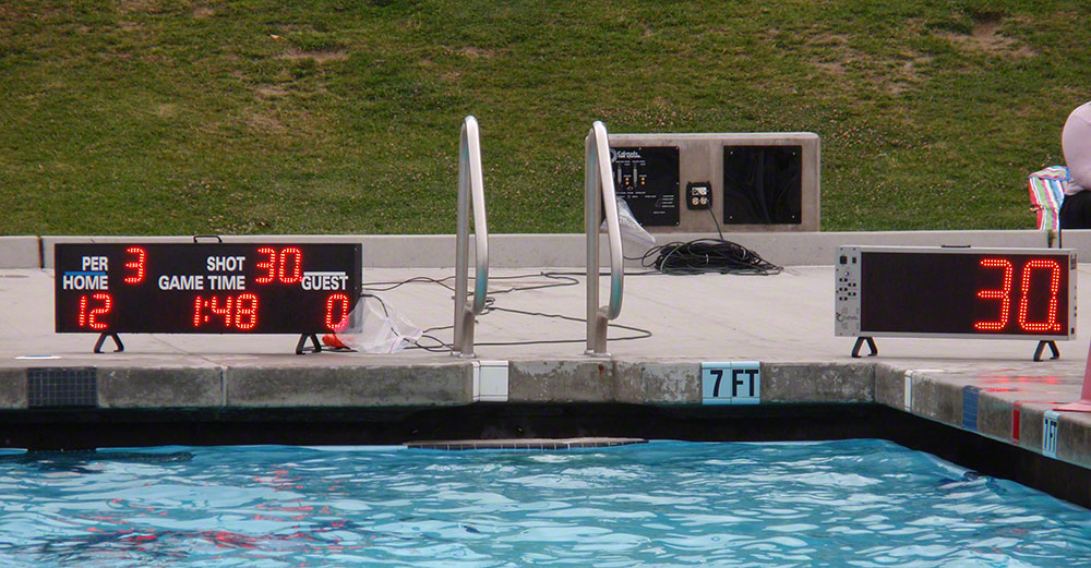 Pin Pool Scoreboard Colorado Time Wireless Portable Tabletop Scoreboard - WP-1700