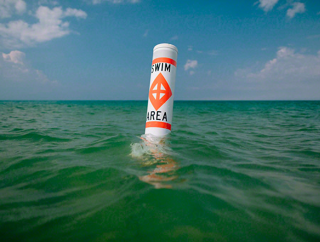 Sur-Mark II Regulatory Buoy With Swim Area Label