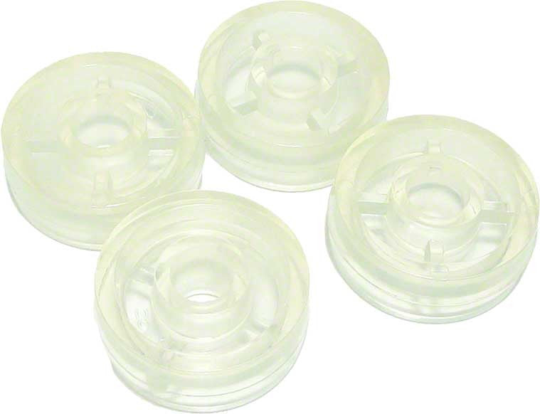 Wheel #177 - 1-3/8 Inch With 3/8 Inch Hole - Translucent Deluxe - Pack of 4