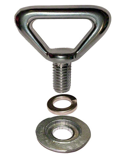 Cup Anchor Round 3 Inch - Chrome Plated Brass