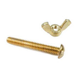 Brass Nut and Bolt #155 for Attaching Shepherd's Crook and Pole