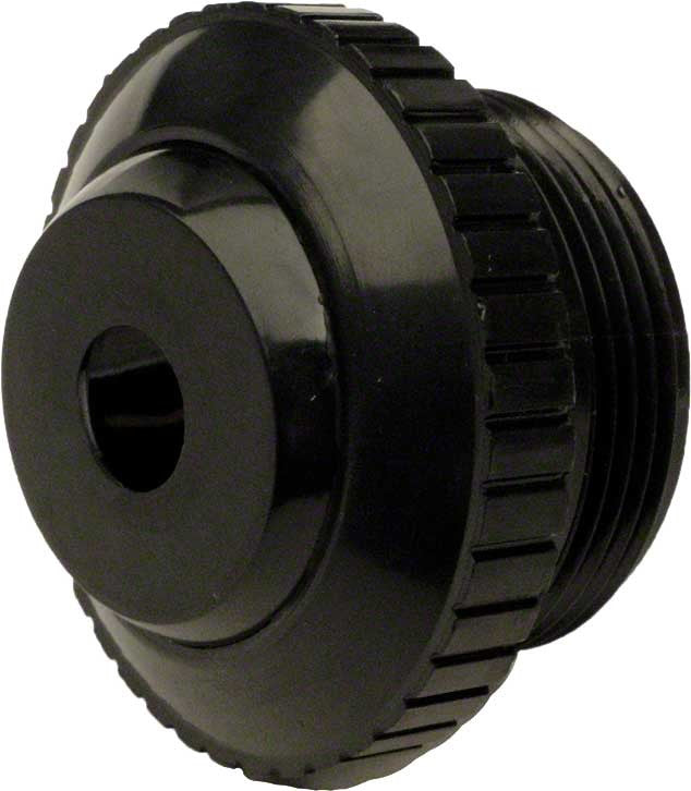 Directional Eyeball Inlet Fitting - 1-1/2 Inch MIP - 1/2 Inch Opening - Black