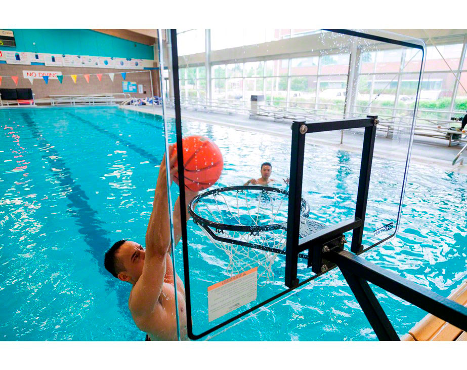 Swim-N-Dunk Commercial RockSolid Basketball Pool Game - Salt Friendly