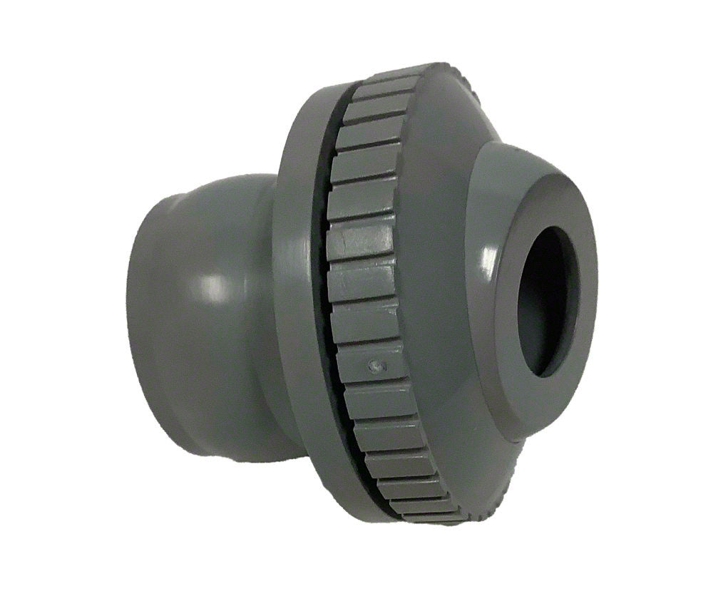 Directional Return Knock-In Fitting - 1-1/2 Inch Slip - 3/4 Inch Opening - Gray