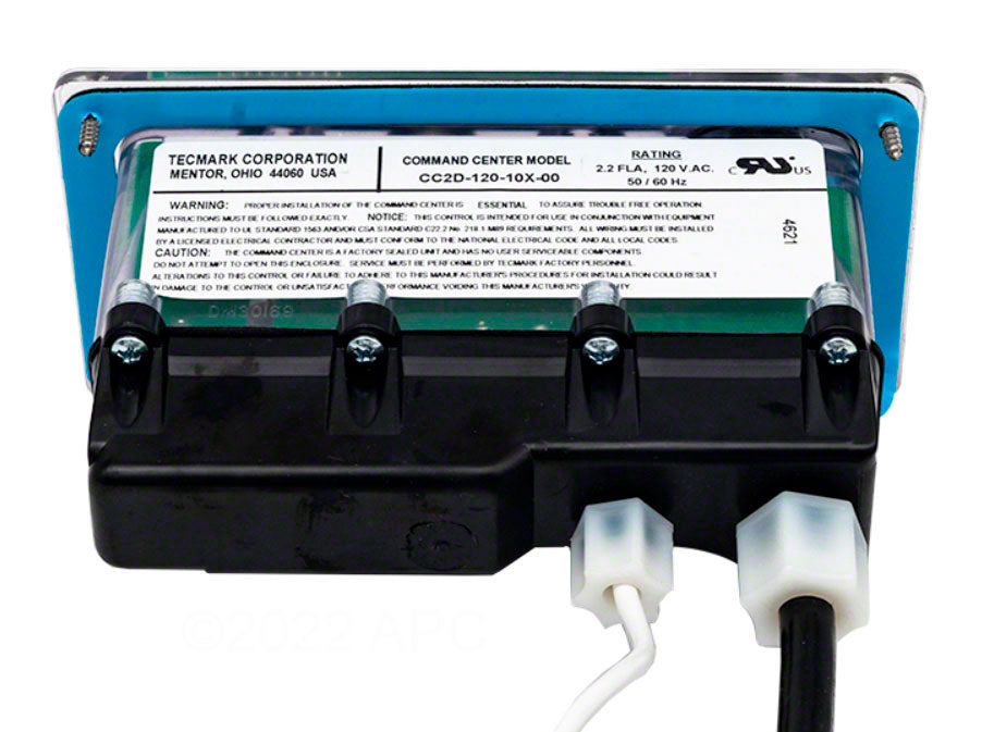 Clearski Control Module Tecmark Command Center 2-Button Spa Side Control - CC2D12010I00