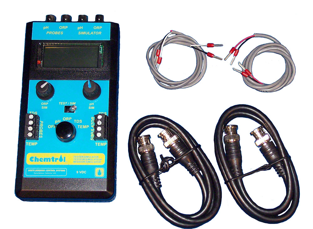 Chemtrol PortaProbe II Portable Tester/Simulator for ORP/pH/TDS/Temp