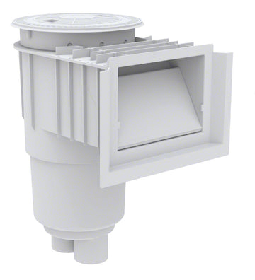FlowStar Standard Skimmer With Flush Face and Float Assembly - White