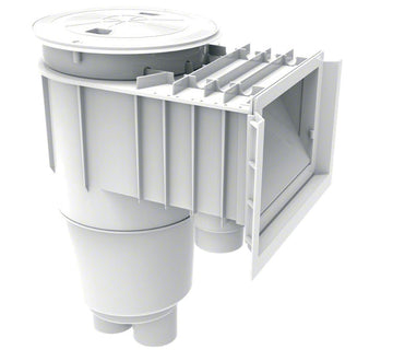 Skimmer With Waterstop Face Float Assembly, Basket Lid Collar and Ozone Port