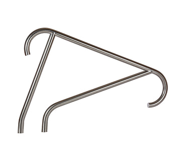 Meridian Designer Series Deck-Mounted Pool Stair Rail - 1.90 x .065 Inches - Single