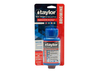 Bromine Test Strips for Chlorine/Bromine, pH, Alkalinity, Hardness - 50 Strips