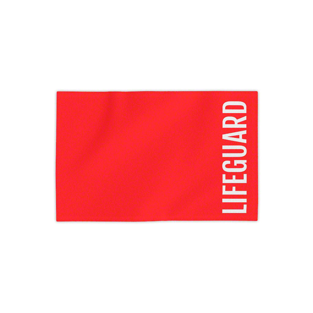 Lifeguard Beach Towel - Red