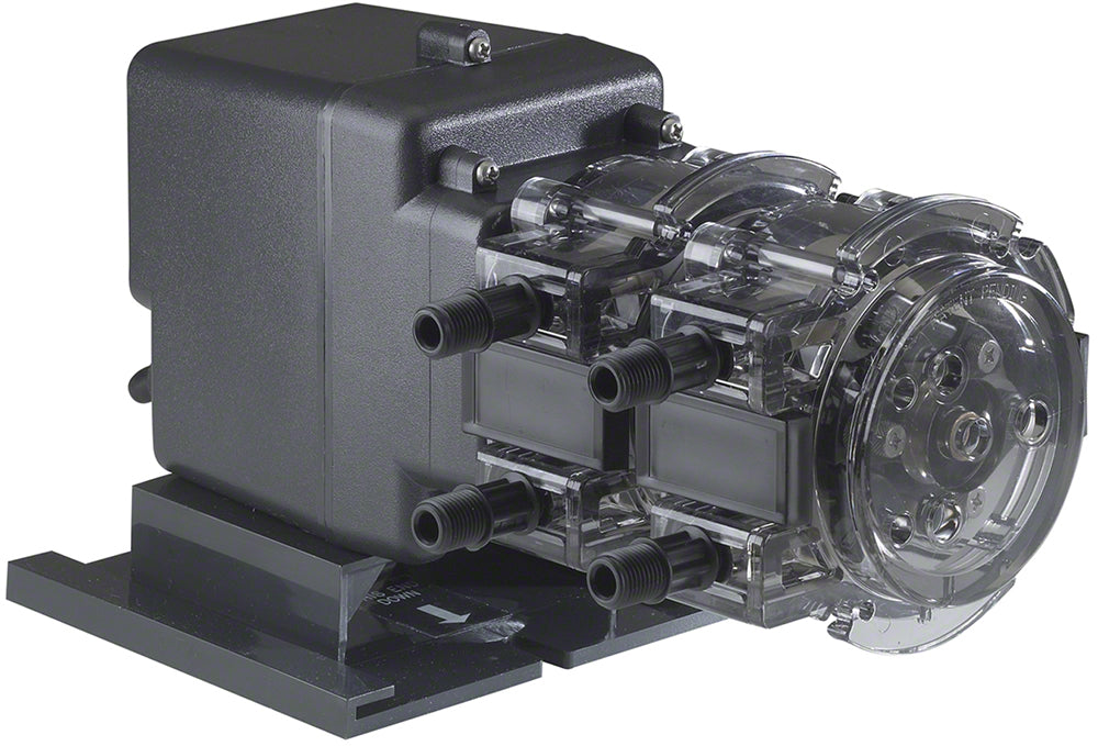 100DM4 Double Head Adjustable Flow Pump - 25 PSI 70 GPD 120 Volt - 3/8 Inch Standard Tubing