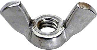 FNS Plus Wing Nut - Stainless Steel - 1/4-20